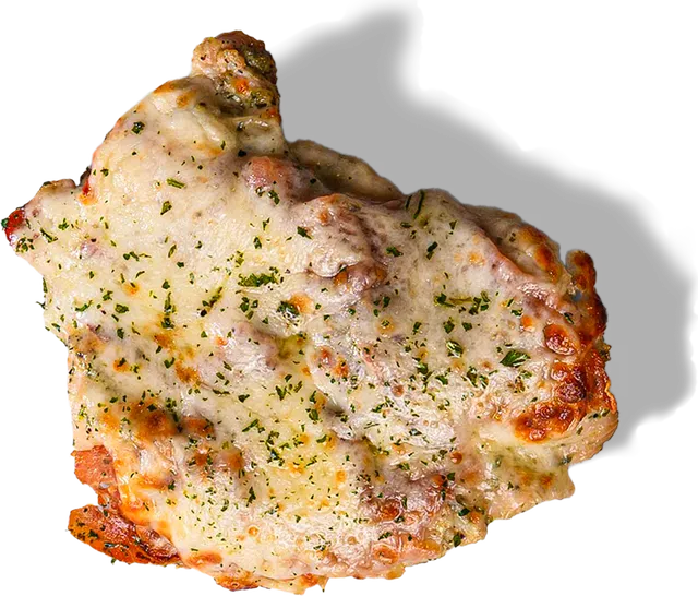 Pechuga gratinada con provolone y jamón serrano