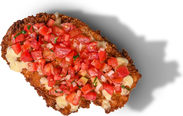 Milanesa de pollo gratinada